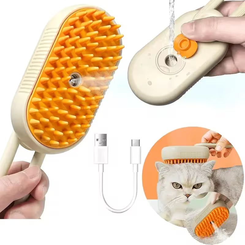 Pet Electric Steamy Brush